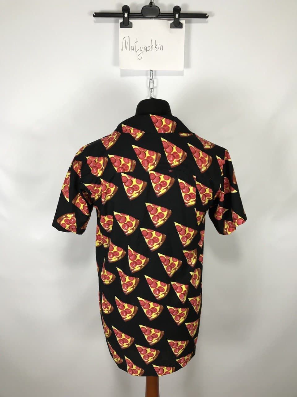 Other Crazy shirt pizza design short sleeve size m Size US M / EU 48-50 / 2 - 2 Thumbnail