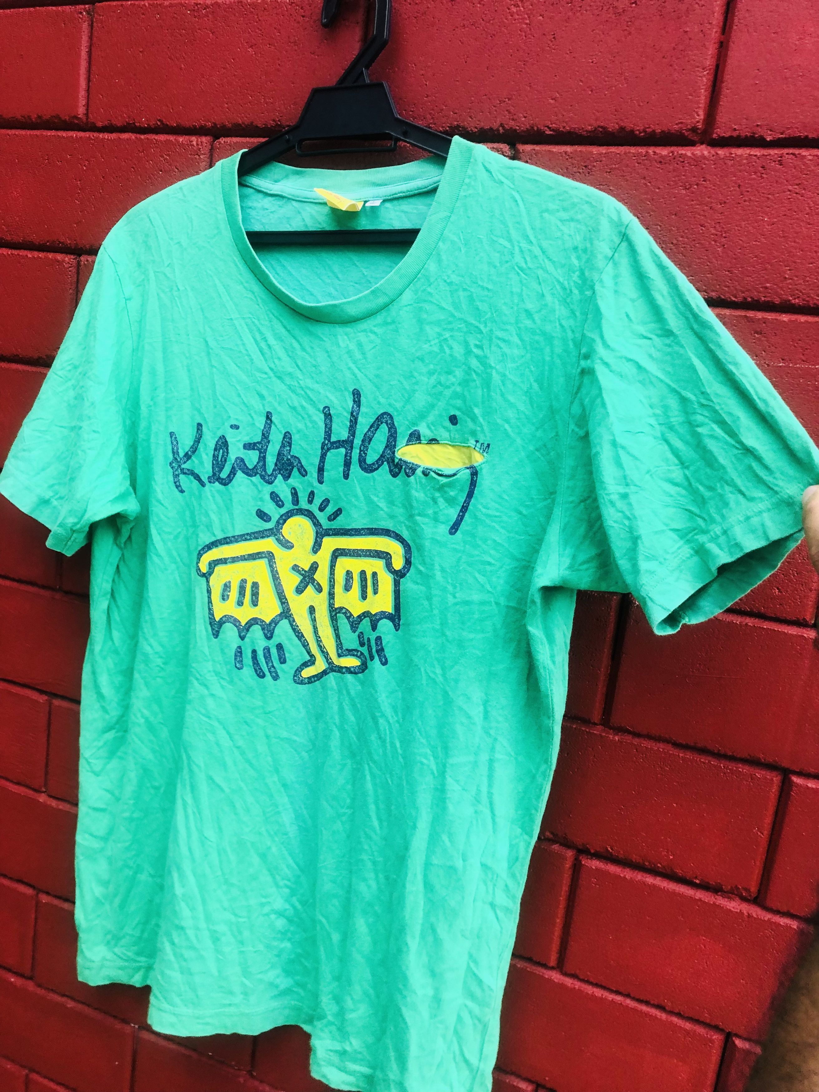 Japanese Brand × Keith Haring Vintage Keith Haring Bat Fly Designar Fashion Style Shirt Size US M / EU 48-50 / 2 - 3 Thumbnail