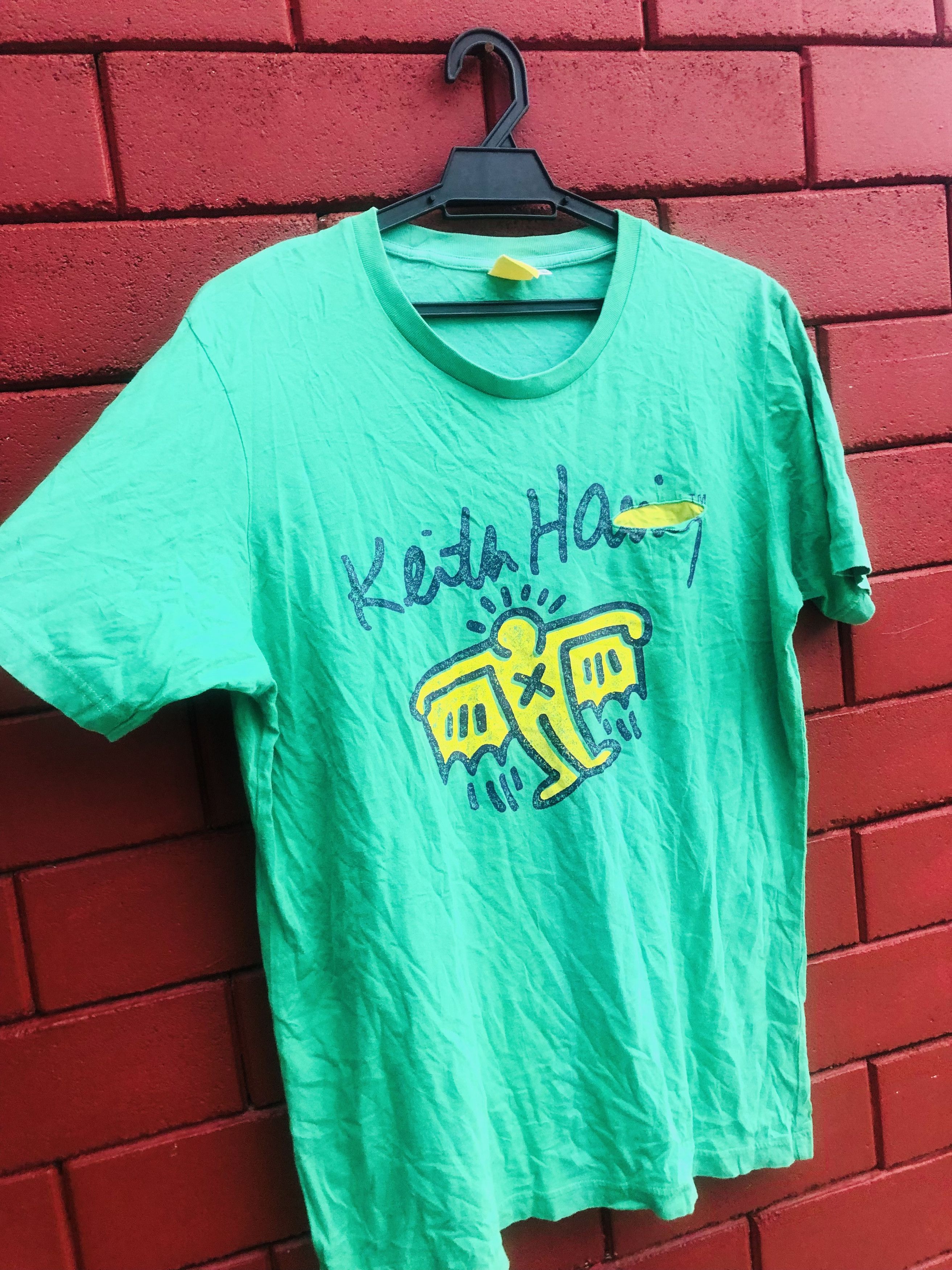 Japanese Brand × Keith Haring Vintage Keith Haring Bat Fly Designar Fashion Style Shirt Size US M / EU 48-50 / 2 - 2 Thumbnail