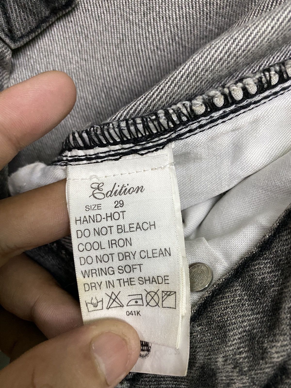 Acne Studios Distressed ACNE STUDIOS Max Vintage Grey Turkey Size US 29 - 17 Thumbnail