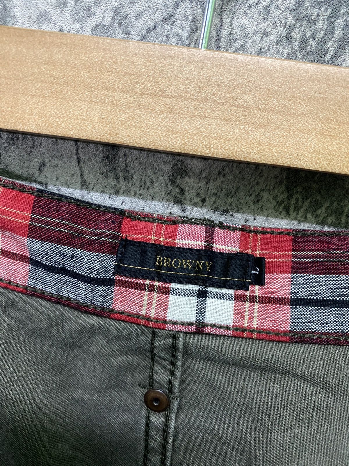 Japanese Brand Japan BROWNY Multipocket Cargo Double Waist Low Rise Pants Size US 30 / EU 46 - 19 Thumbnail