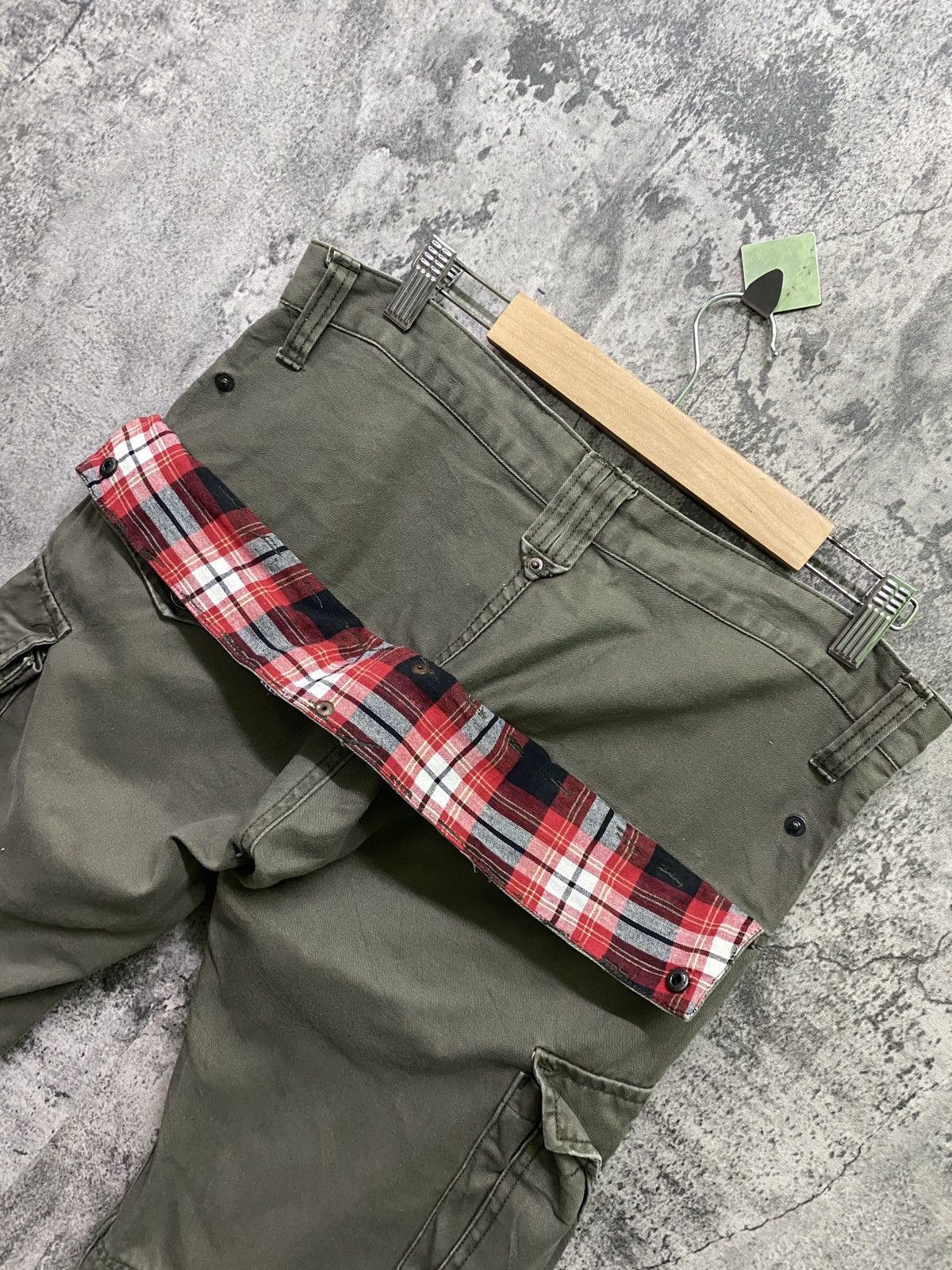 Japanese Brand Japan BROWNY Multipocket Cargo Double Waist Low Rise Pants Size US 30 / EU 46 - 18 Thumbnail