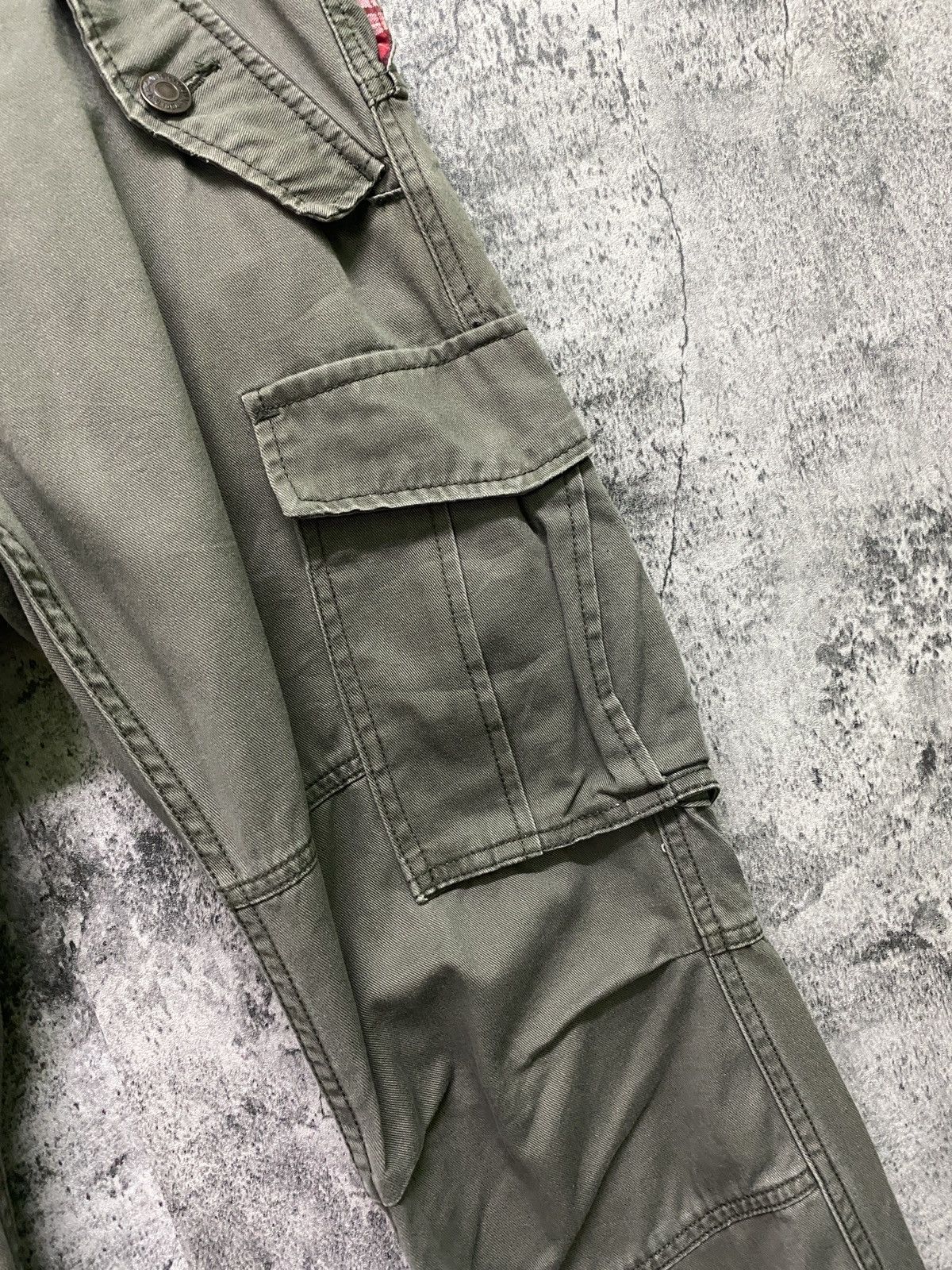 Japanese Brand Japan BROWNY Multipocket Cargo Double Waist Low Rise Pants Size US 30 / EU 46 - 9 Thumbnail