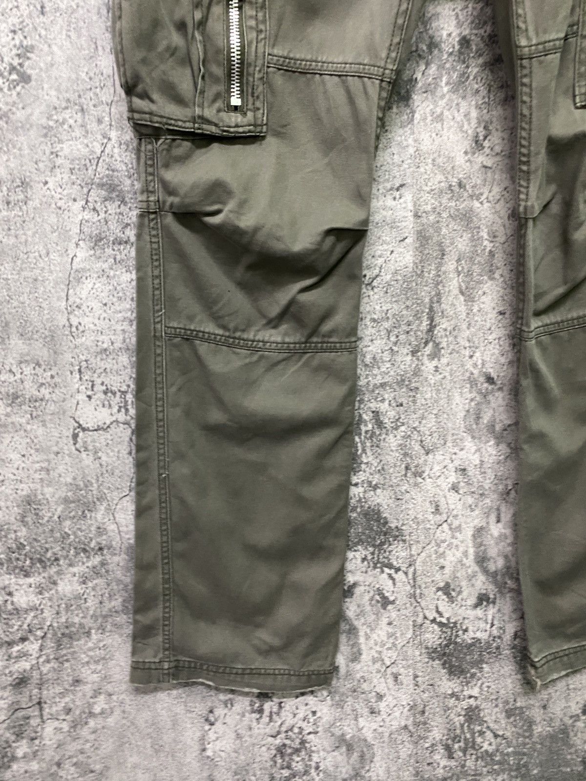 Japanese Brand Japan BROWNY Multipocket Cargo Double Waist Low Rise Pants Size US 30 / EU 46 - 7 Thumbnail