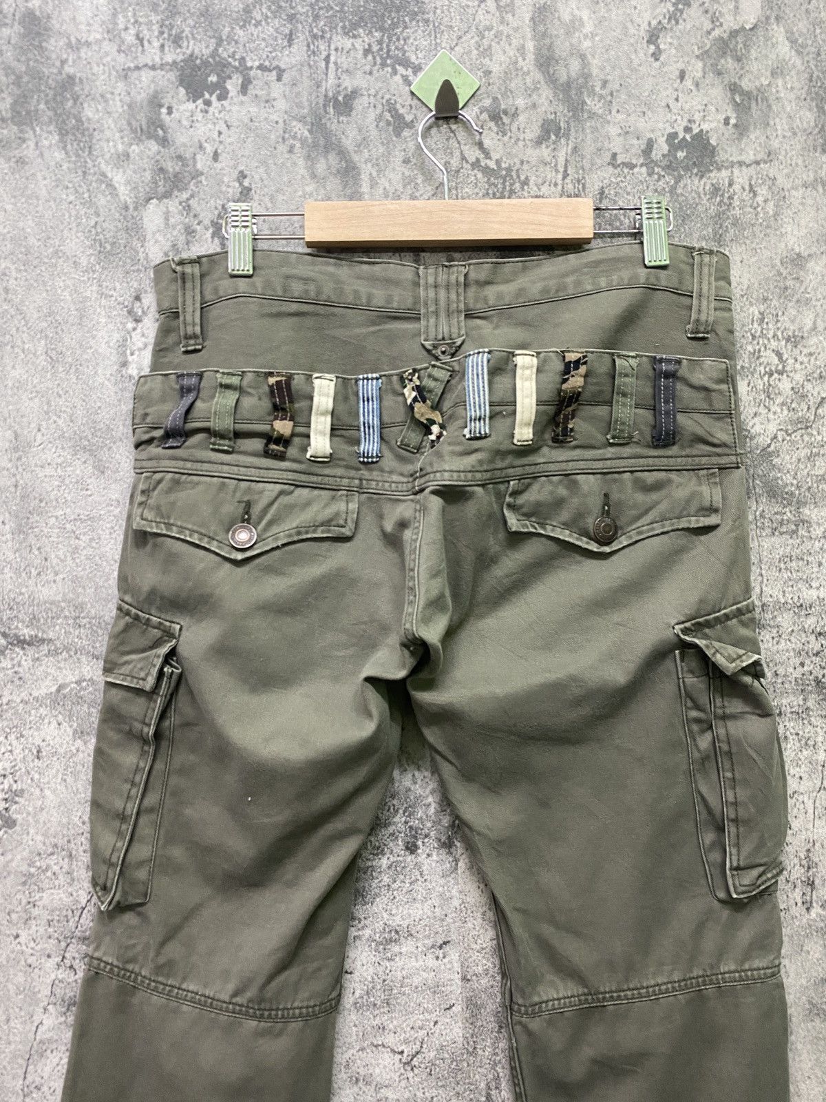 Japanese Brand Japan BROWNY Multipocket Cargo Double Waist Low Rise Pants Size US 30 / EU 46 - 11 Thumbnail