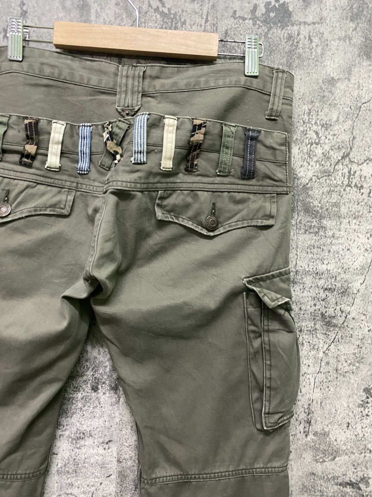 Japanese Brand Japan BROWNY Multipocket Cargo Double Waist Low Rise Pants Size US 30 / EU 46 - 13 Thumbnail