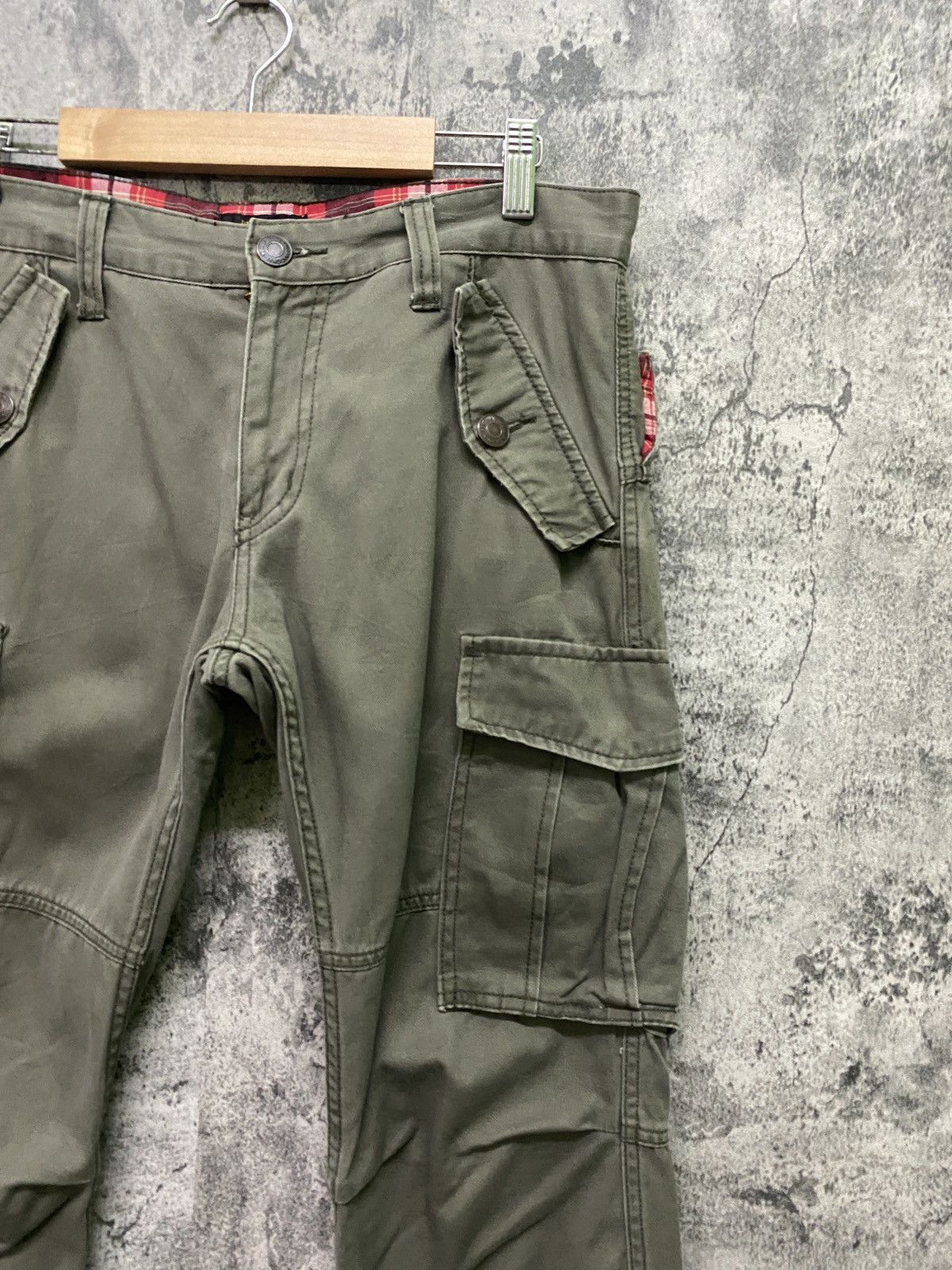Japanese Brand Japan BROWNY Multipocket Cargo Double Waist Low Rise Pants Size US 30 / EU 46 - 5 Thumbnail