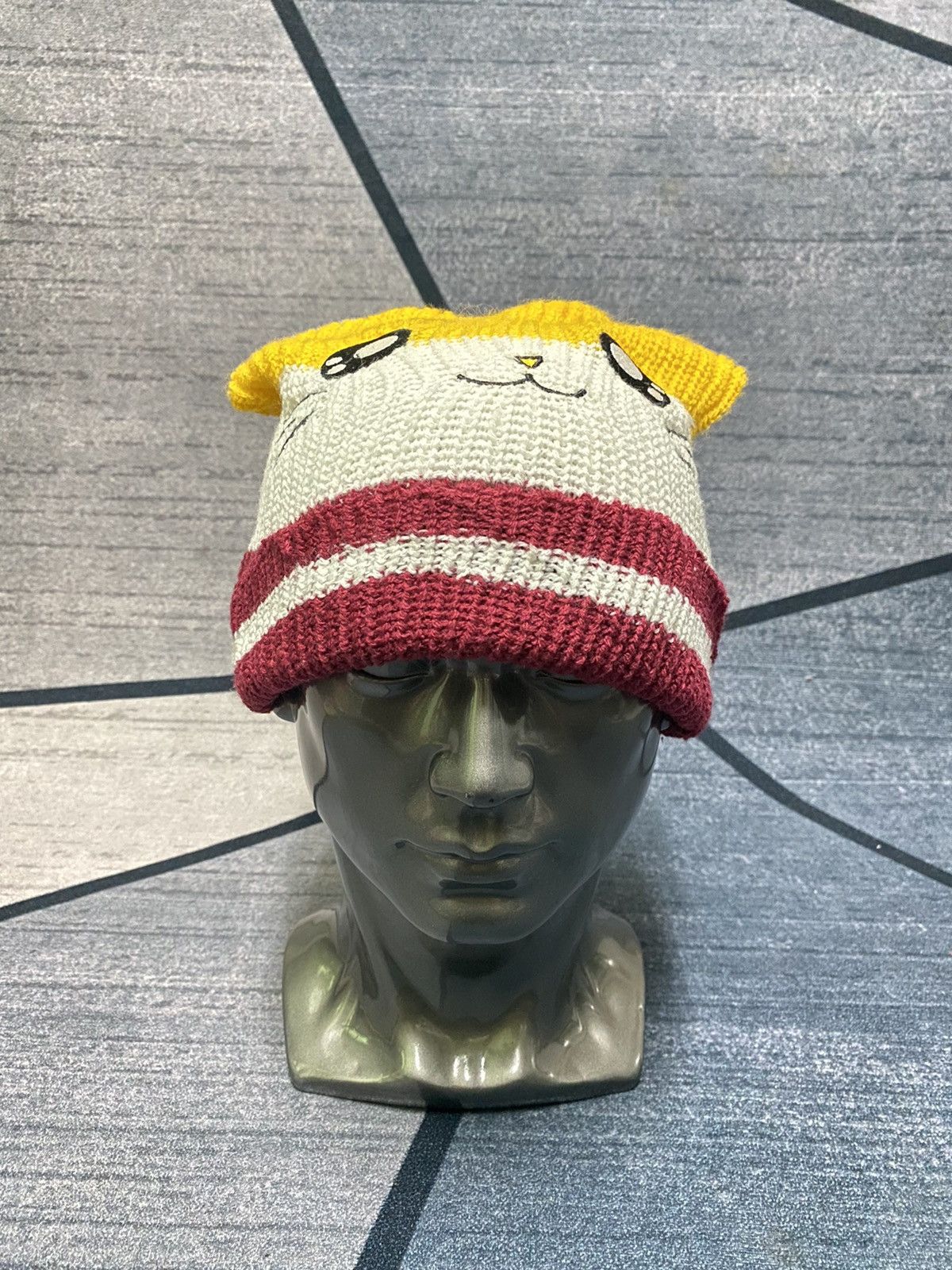 image of Cartoon Network Hamtaro Anime Cartoon Little Hamster Beanie Hat in Yellow, Men's