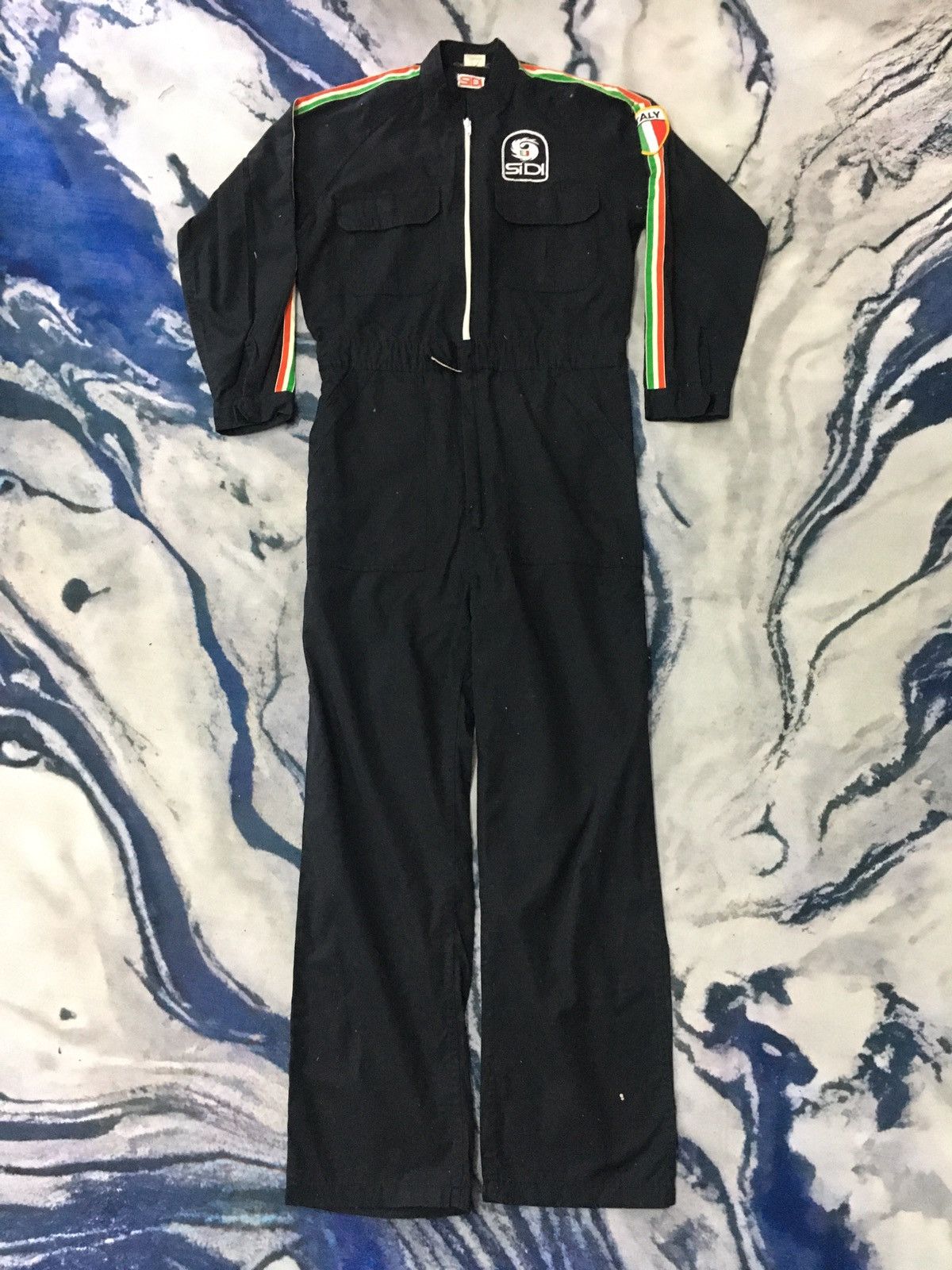 image of Racing x Sidi vintage Sidi Motocycle Coveralls in Black, Men's (Size Medium)