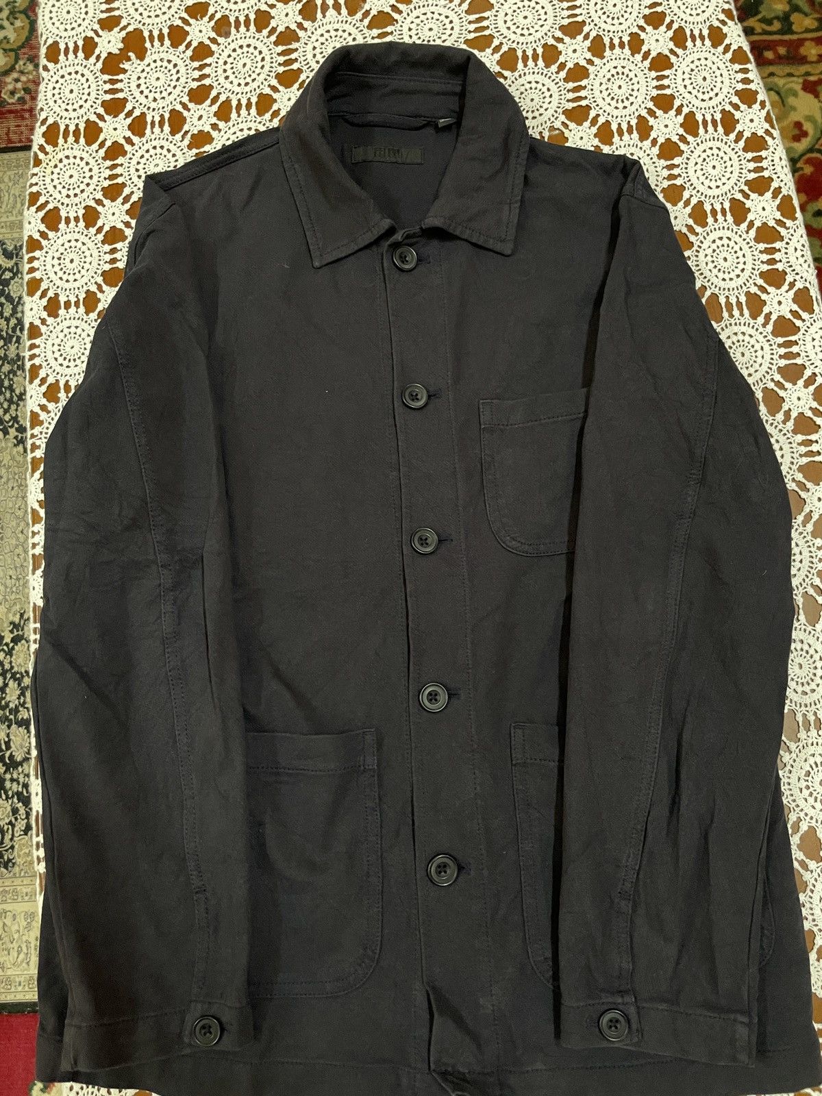 JW Anderson × Uniqlo UNIQLO Utility French Chore jacket military USN Navy Jacket Size US S / EU 44-46 / 1 - 6 Thumbnail