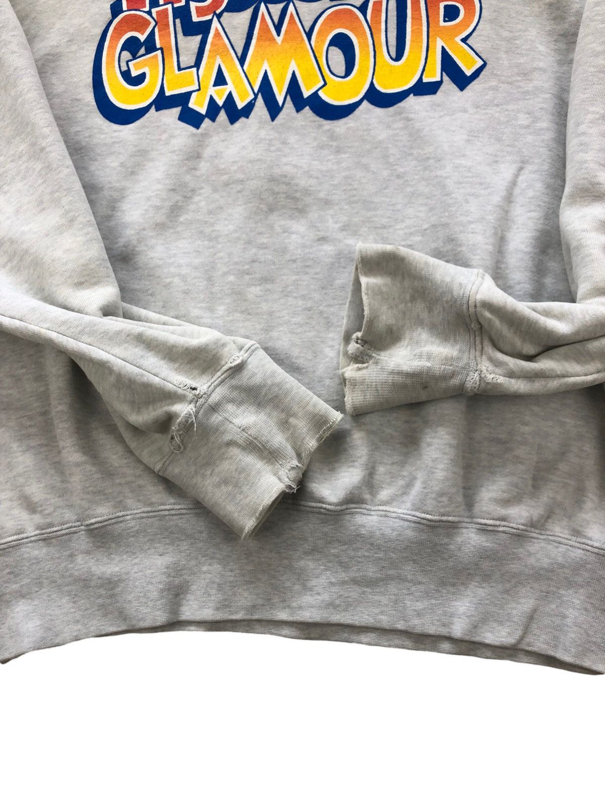 Hysteric Glamour 1990s Hysteric Glamour Thrashed Boxy Crop Sweatshirt Size US S / EU 44-46 / 1 - 3 Thumbnail
