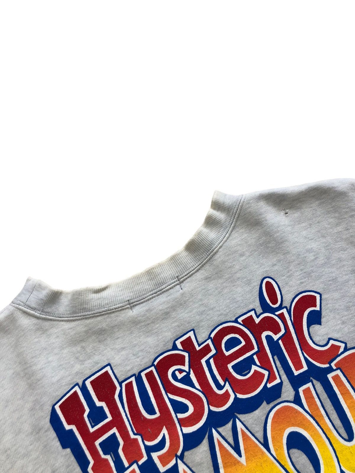 Hysteric Glamour 1990s Hysteric Glamour Thrashed Boxy Crop Sweatshirt Size US S / EU 44-46 / 1 - 4 Thumbnail