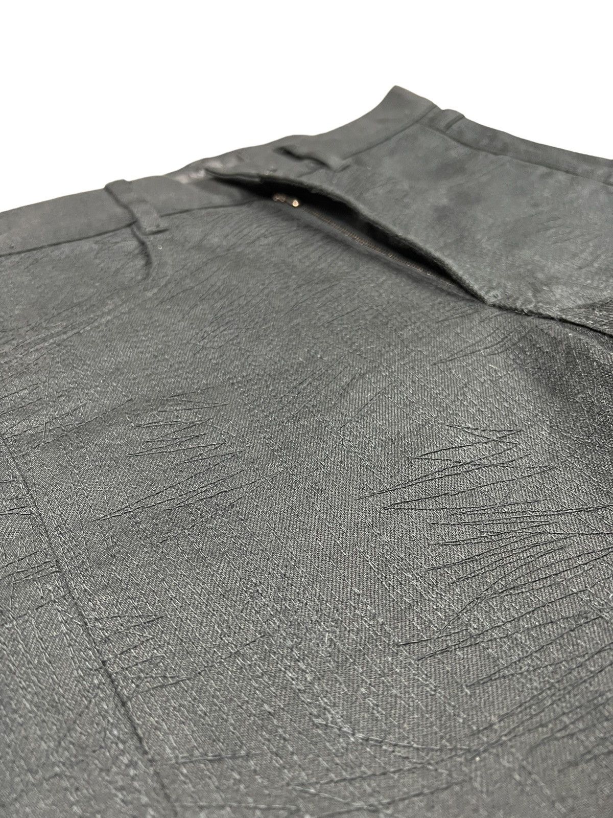 Japanese Brand Adamite 🇯🇵 Zig-Zag Stitching Pattern Slim Denim Undercover Size US 30 / EU 46 - 10 Thumbnail