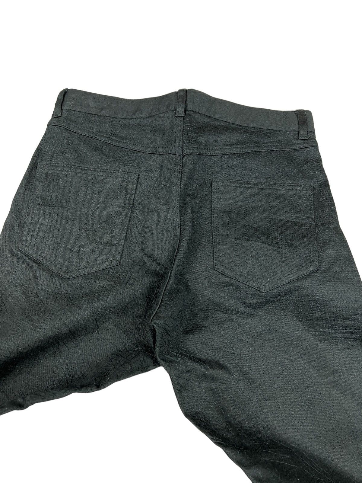 Japanese Brand Adamite 🇯🇵 Zig-Zag Stitching Pattern Slim Denim Undercover Size US 30 / EU 46 - 6 Thumbnail