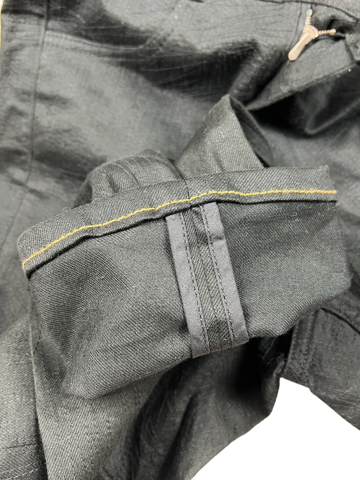 Japanese Brand Adamite 🇯🇵 Zig-Zag Stitching Pattern Slim Denim Undercover Size US 30 / EU 46 - 13 Thumbnail