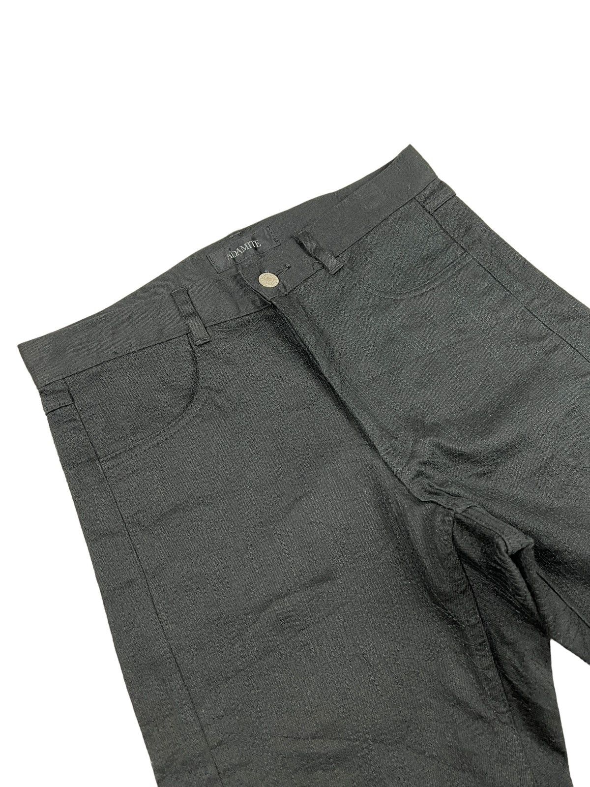 Japanese Brand Adamite 🇯🇵 Zig-Zag Stitching Pattern Slim Denim Undercover Size US 30 / EU 46 - 2 Thumbnail