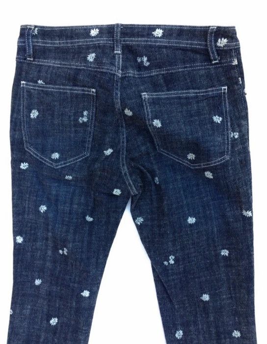 Japanese Brand Japanese Brand Sunny Cloud Overprinted Flower Denim Pant Size US 31 - 6 Thumbnail