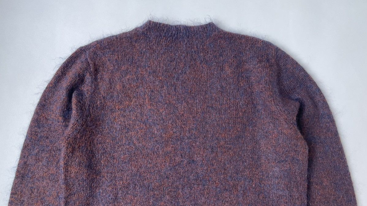 Dries Van Noten Bronze/Blue Mohair Sweater Size US L / EU 52-54 / 3 - 8 Thumbnail