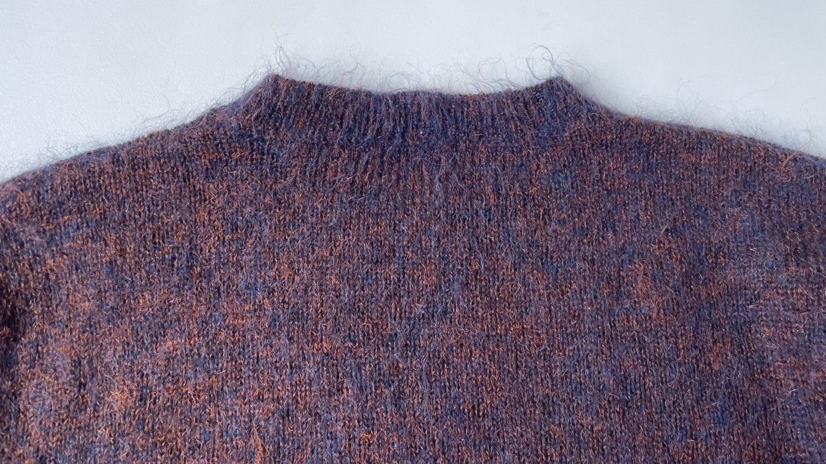 Dries Van Noten Bronze/Blue Mohair Sweater Size US L / EU 52-54 / 3 - 10 Thumbnail