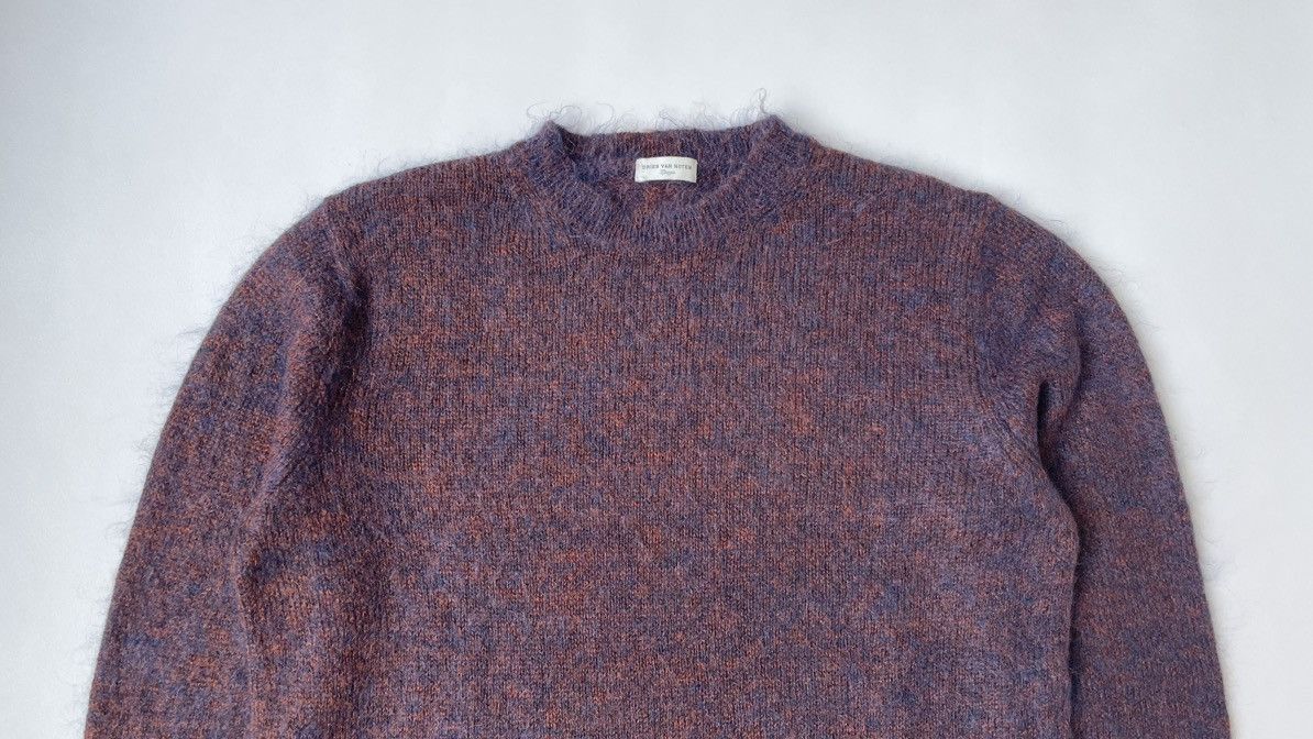 Dries Van Noten Bronze/Blue Mohair Sweater Size US L / EU 52-54 / 3 - 2 Thumbnail