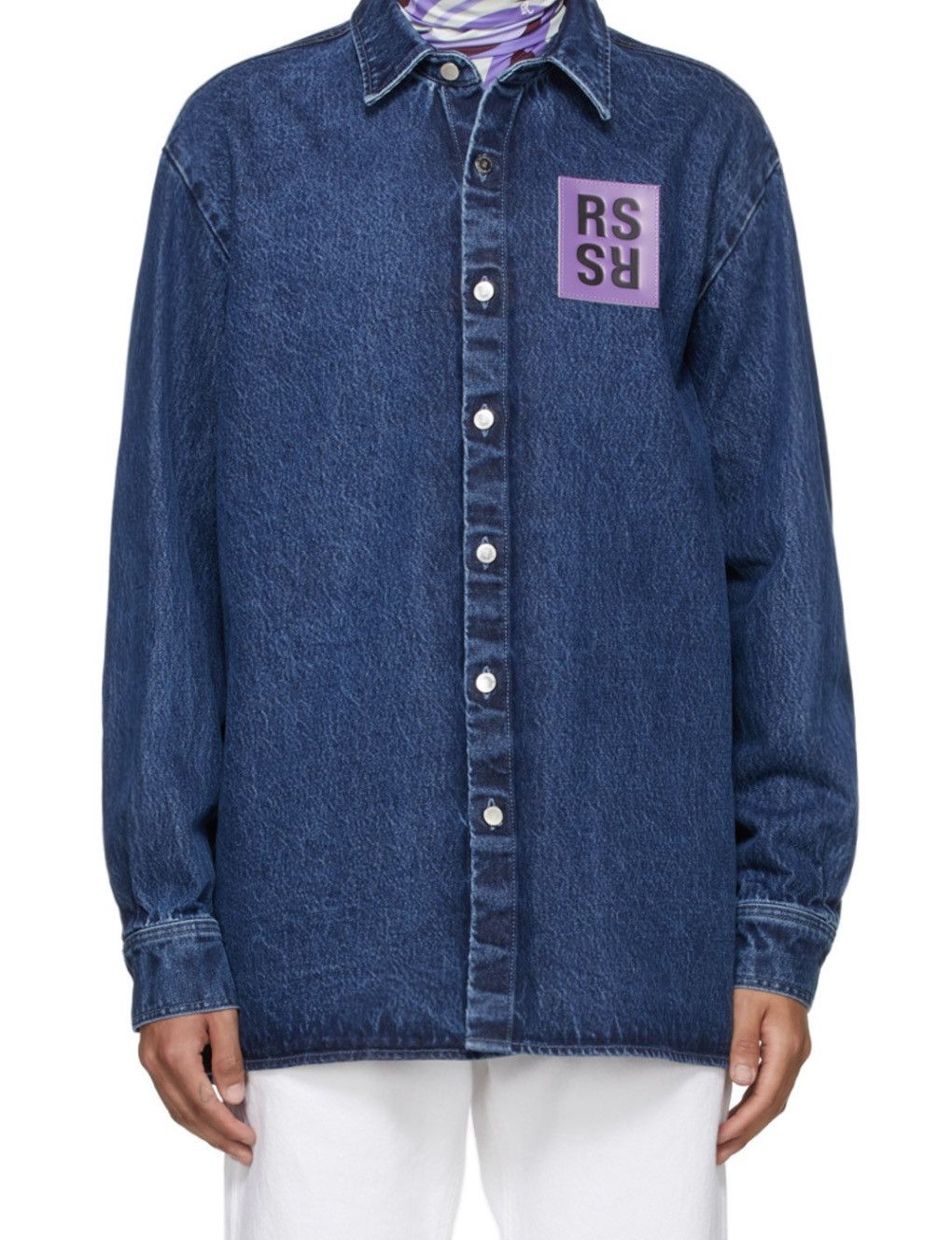 Raf Simons Raf Simons Straight Fit Denim Jacket with logo Size US M / EU 48-50 / 2 - 1 Thumbnail