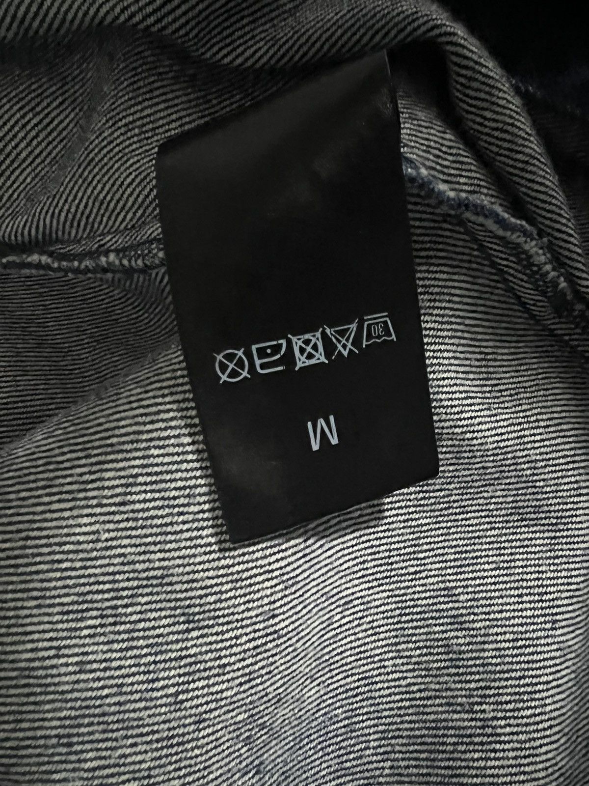 Raf Simons Raf Simons Straight Fit Denim Jacket with logo Size US M / EU 48-50 / 2 - 8 Thumbnail