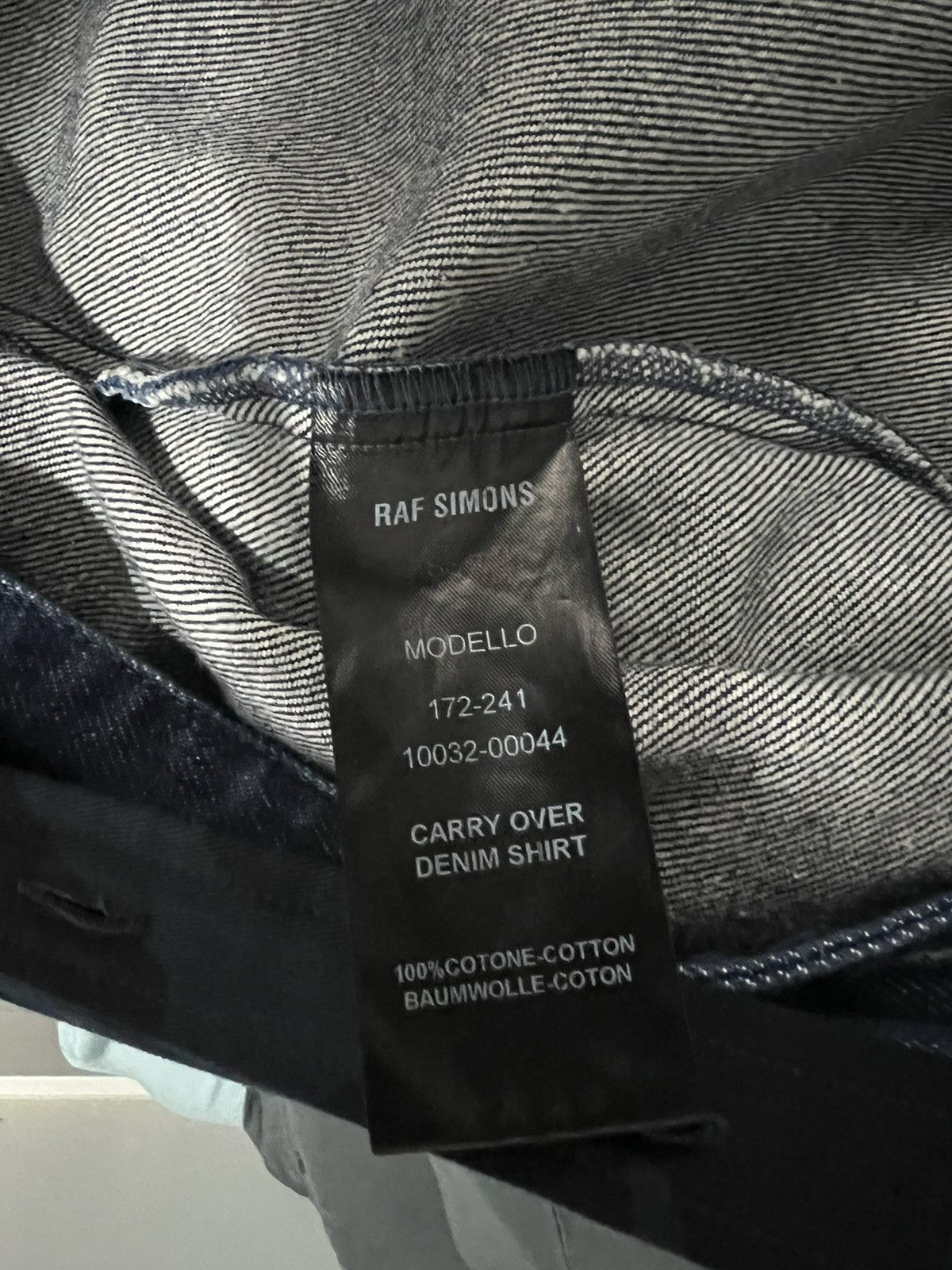 Raf Simons Raf Simons Straight Fit Denim Jacket with logo Size US M / EU 48-50 / 2 - 7 Thumbnail