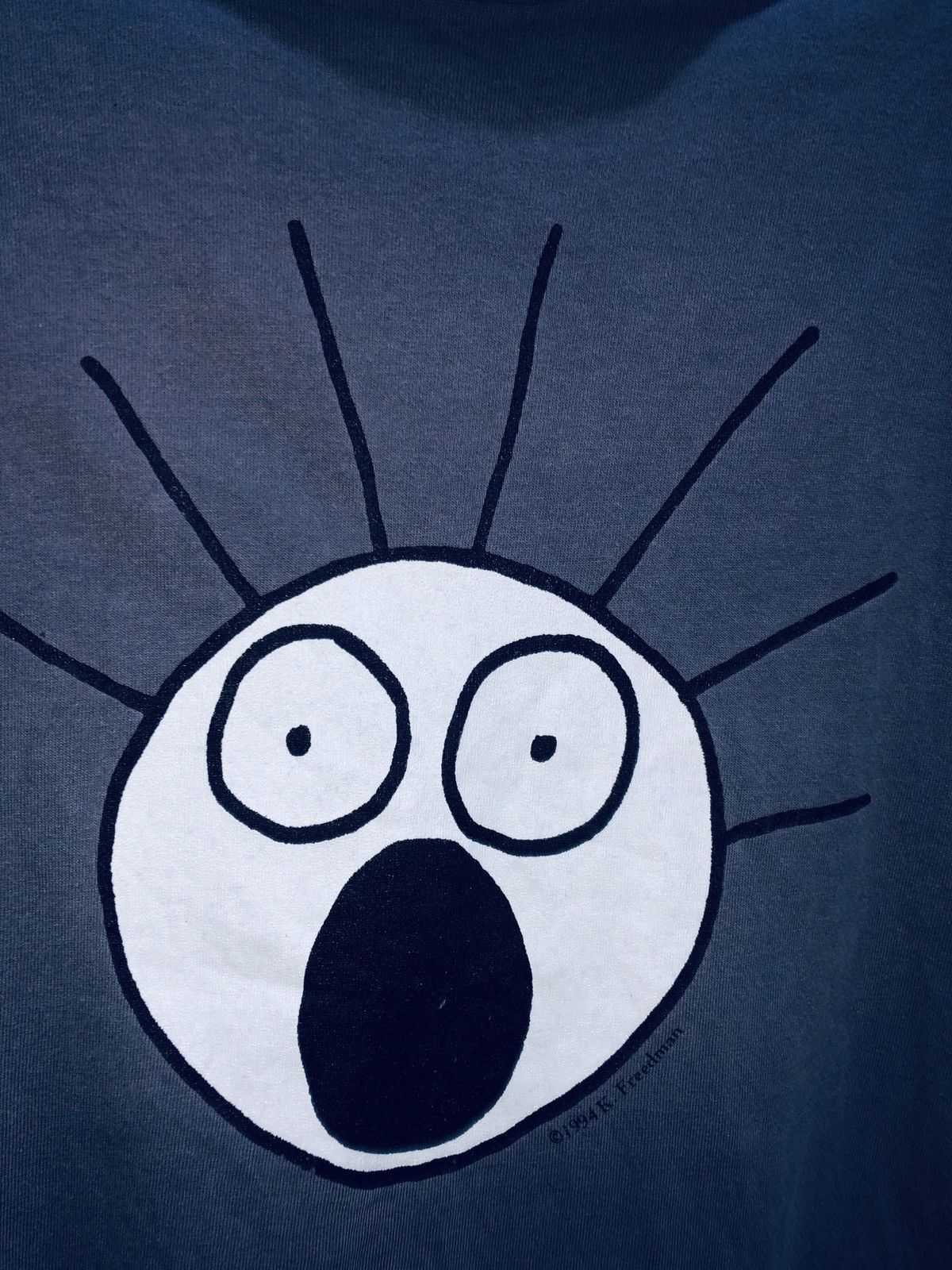 Levi's × Levi's Vintage Clothing Vintage 90s SCARED GUY x LEVIS tees copyright 1994 Size US L / EU 52-54 / 3 - 4 Thumbnail