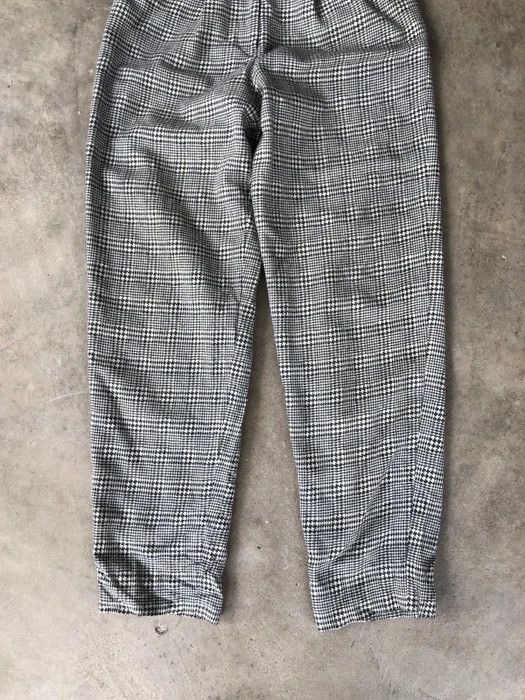 Japanese Brand × Kensho Abe Japanese Brand Kensho Abe Plaid Tartan Baggy Wool Pant Size US 26 / EU 42 - 4 Thumbnail
