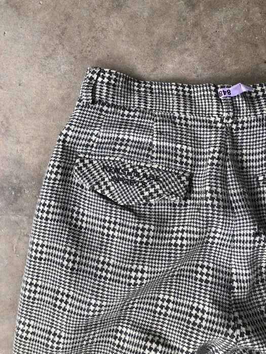 Japanese Brand × Kensho Abe Japanese Brand Kensho Abe Plaid Tartan Baggy Wool Pant Size US 26 / EU 42 - 7 Thumbnail