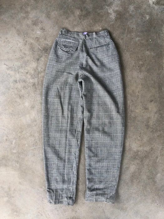 Japanese Brand × Kensho Abe Japanese Brand Kensho Abe Plaid Tartan Baggy Wool Pant Size US 26 / EU 42 - 5 Thumbnail