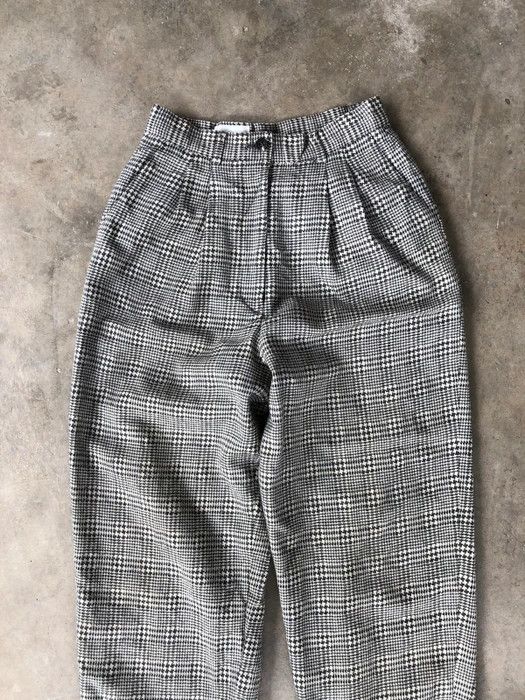 Japanese Brand × Kensho Abe Japanese Brand Kensho Abe Plaid Tartan Baggy Wool Pant Size US 26 / EU 42 - 3 Thumbnail