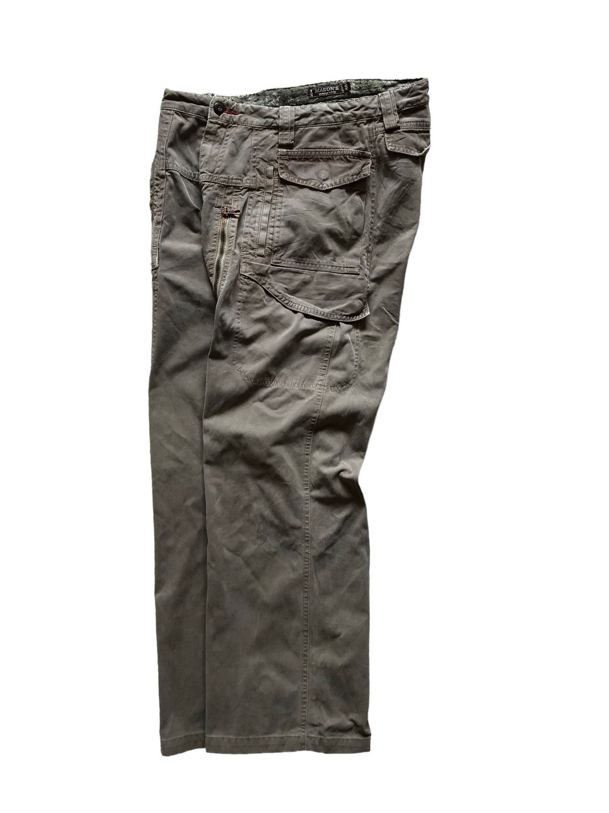 Vintage 2000s Mason’s Multi-pocket Cargo Optimum Zip pants Size US 30 / EU 46 - 9 Thumbnail