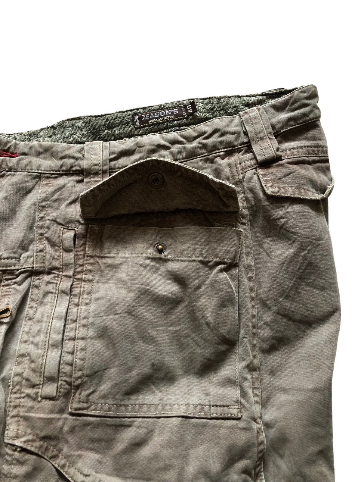 Vintage 2000s Mason’s Multi-pocket Cargo Optimum Zip pants Size US 30 / EU 46 - 12 Thumbnail