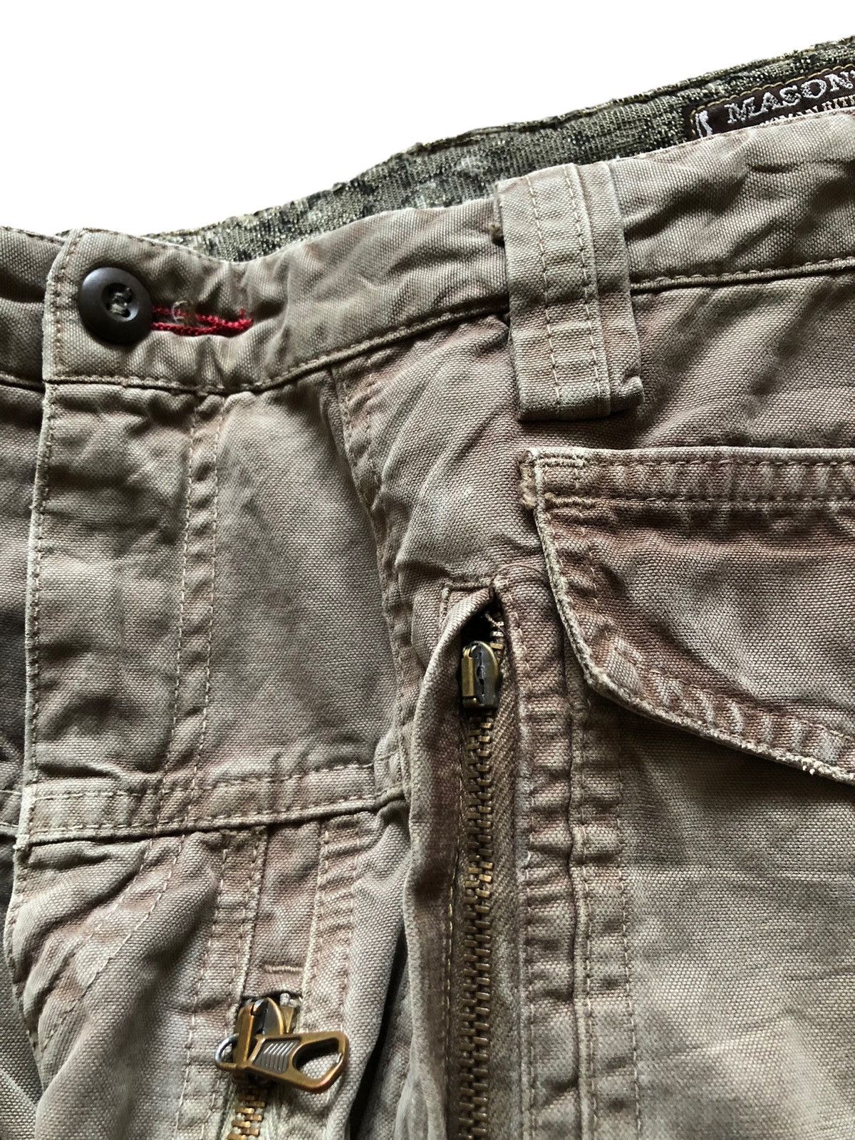 Vintage 2000s Mason’s Multi-pocket Cargo Optimum Zip pants Size US 30 / EU 46 - 13 Thumbnail