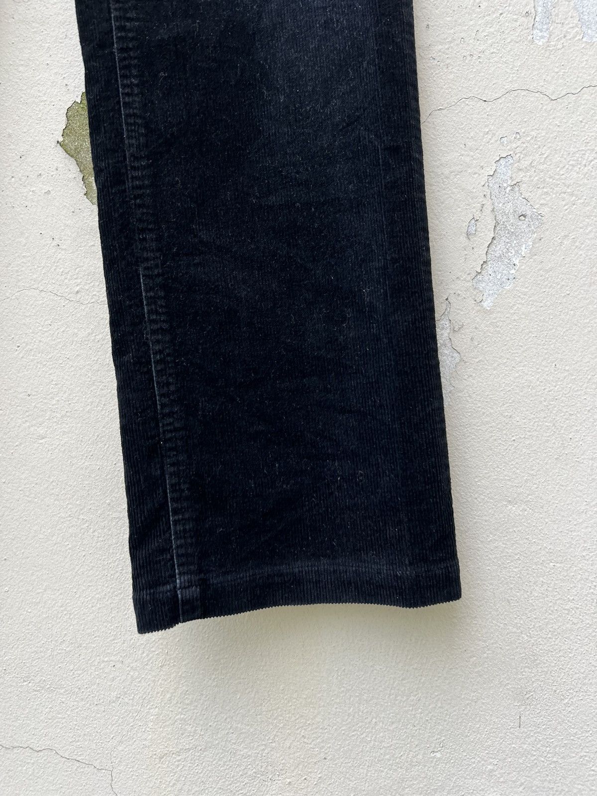 Vintage Vintage Yohji Yamamoto AAR Durban Black Corduroy Pant Size US 31 - 13 Thumbnail