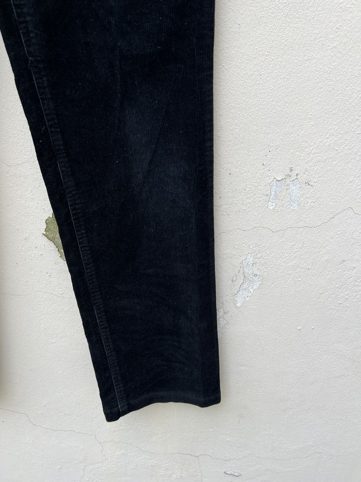 Vintage Vintage Yohji Yamamoto AAR Durban Black Corduroy Pant Size US 31 - 12 Thumbnail