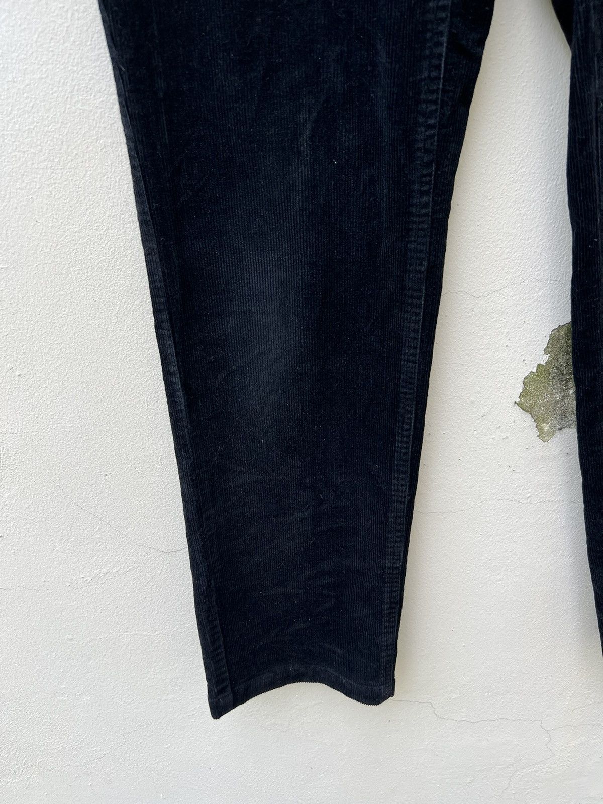 Vintage Vintage Yohji Yamamoto AAR Durban Black Corduroy Pant Size US 31 - 9 Thumbnail