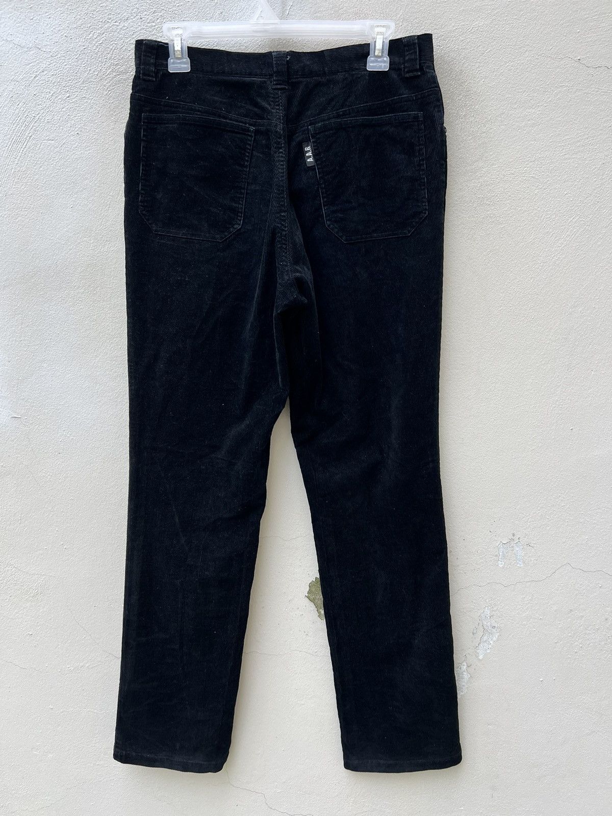 Vintage Vintage Yohji Yamamoto AAR Durban Black Corduroy Pant Size US 31 - 14 Thumbnail