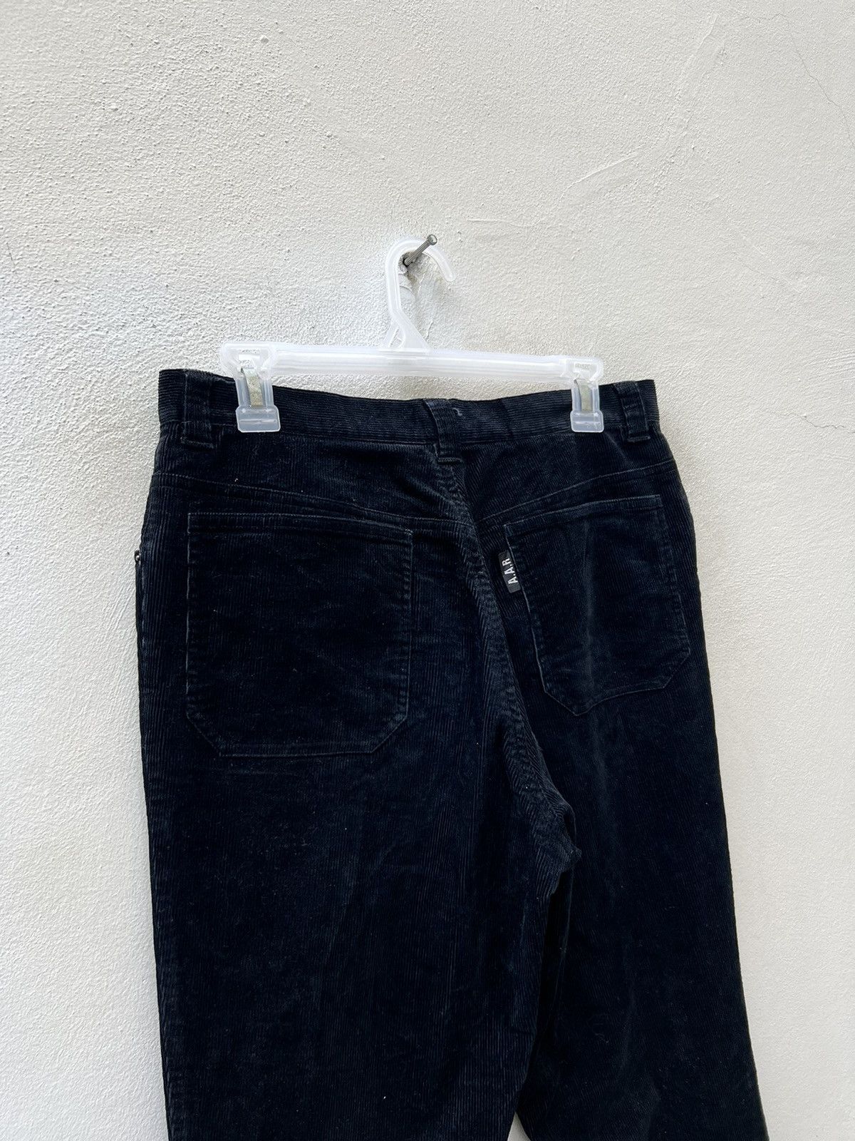 Vintage Vintage Yohji Yamamoto AAR Durban Black Corduroy Pant Size US 31 - 15 Thumbnail