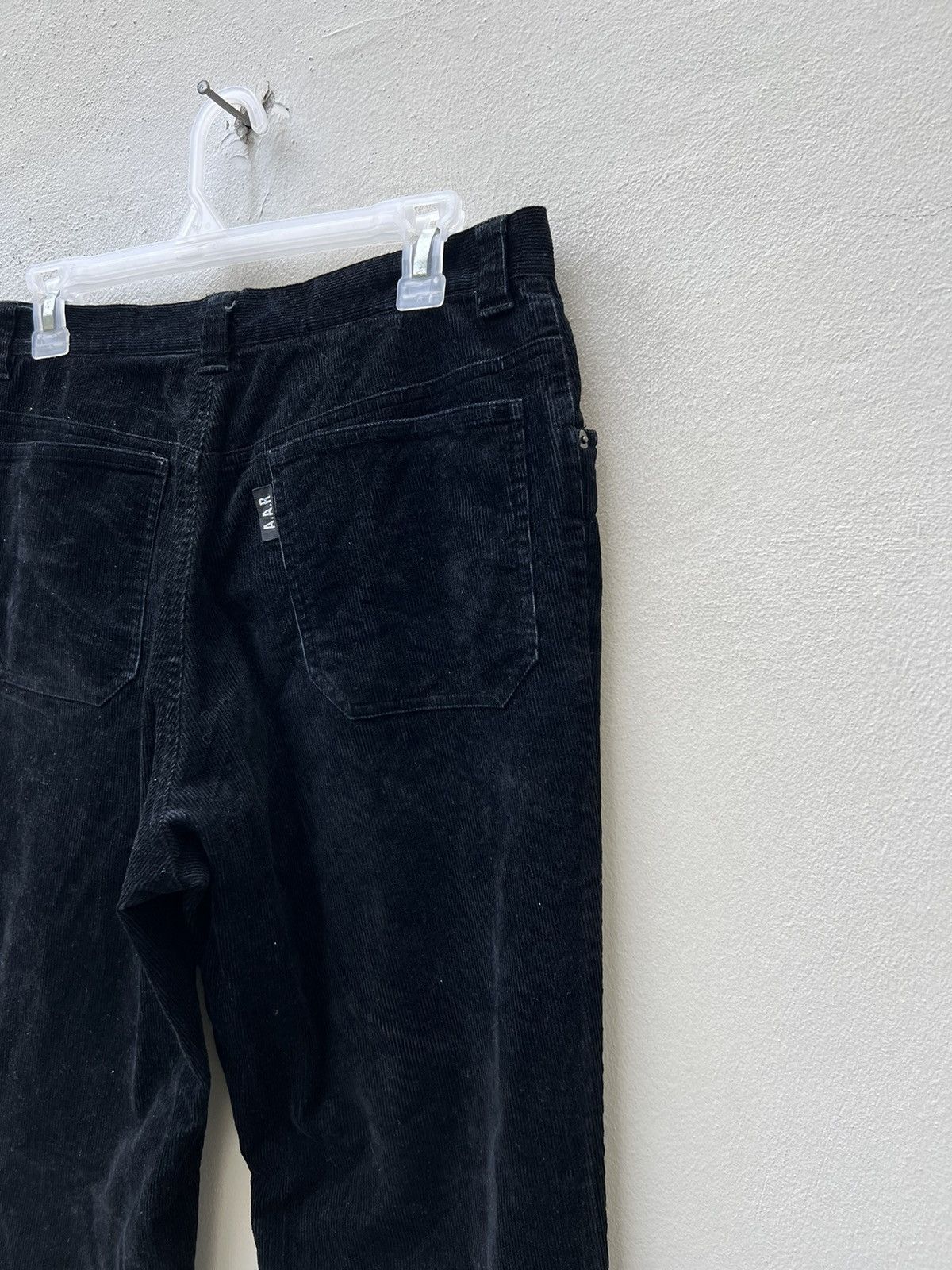 Vintage Vintage Yohji Yamamoto AAR Durban Black Corduroy Pant Size US 31 - 17 Thumbnail