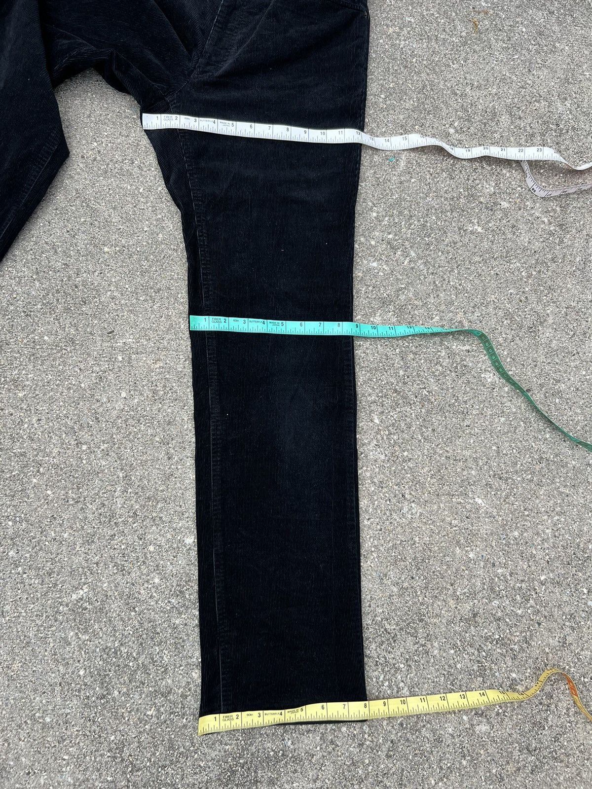 Vintage Vintage Yohji Yamamoto AAR Durban Black Corduroy Pant Size US 31 - 3 Thumbnail