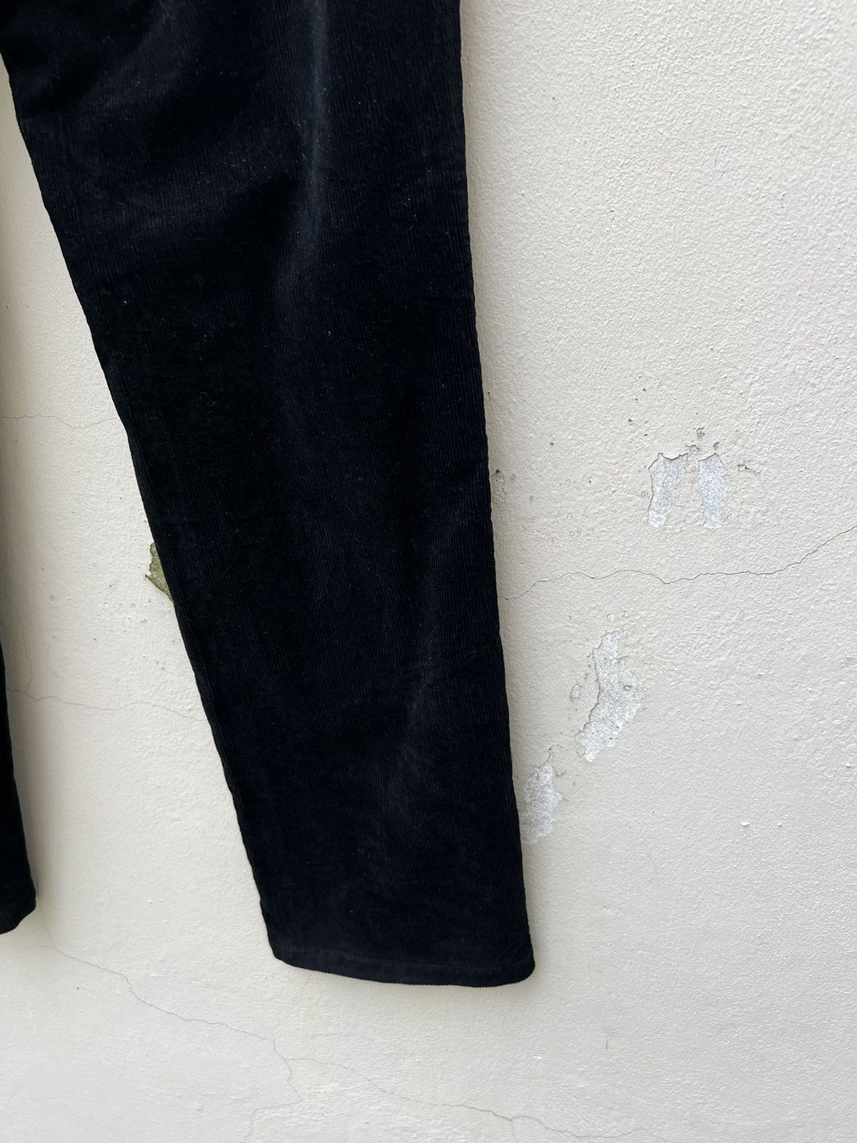 Vintage Vintage Yohji Yamamoto AAR Durban Black Corduroy Pant Size US 31 - 19 Thumbnail