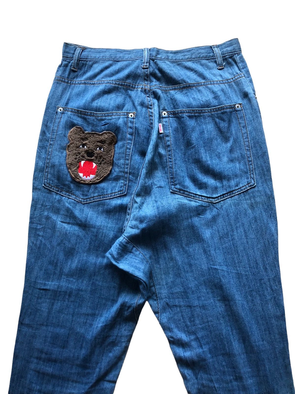 Ne-Net 2000s Ne-net Animal Pack Drop Crotch Soft Denim Pant Size US 30 / EU 46 - 6 Thumbnail