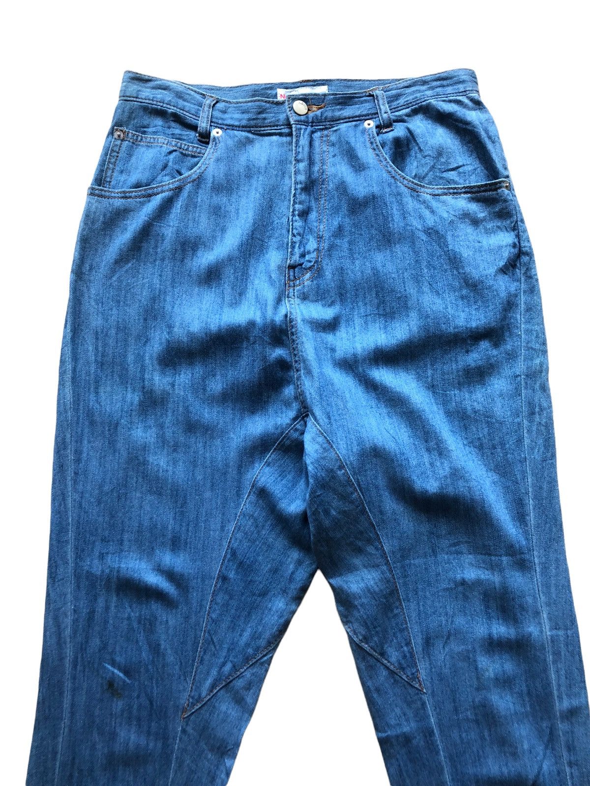 Ne-Net 2000s Ne-net Animal Pack Drop Crotch Soft Denim Pant Size US 30 / EU 46 - 4 Thumbnail