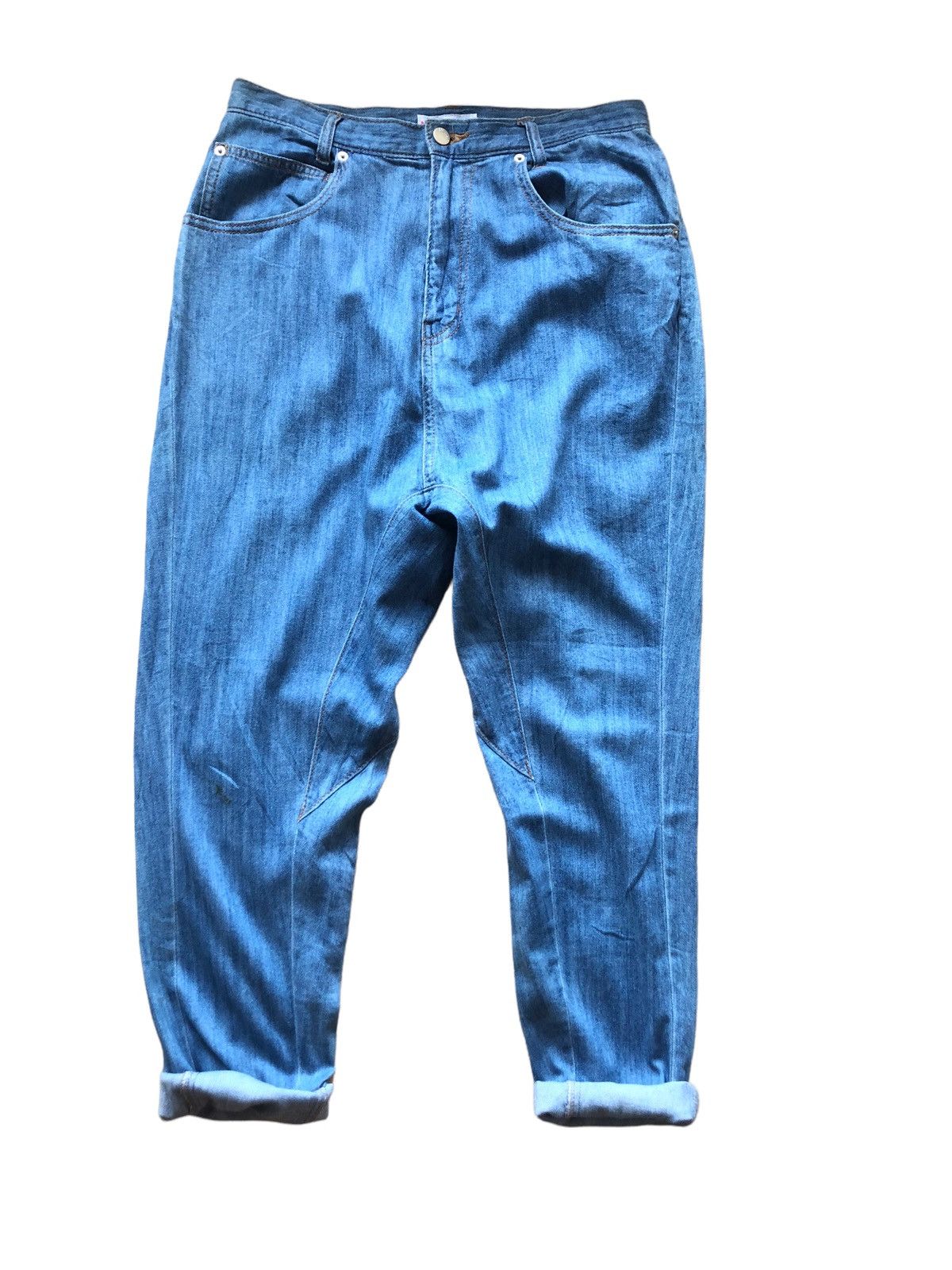 Ne-Net 2000s Ne-net Animal Pack Drop Crotch Soft Denim Pant Size US 30 / EU 46 - 2 Thumbnail