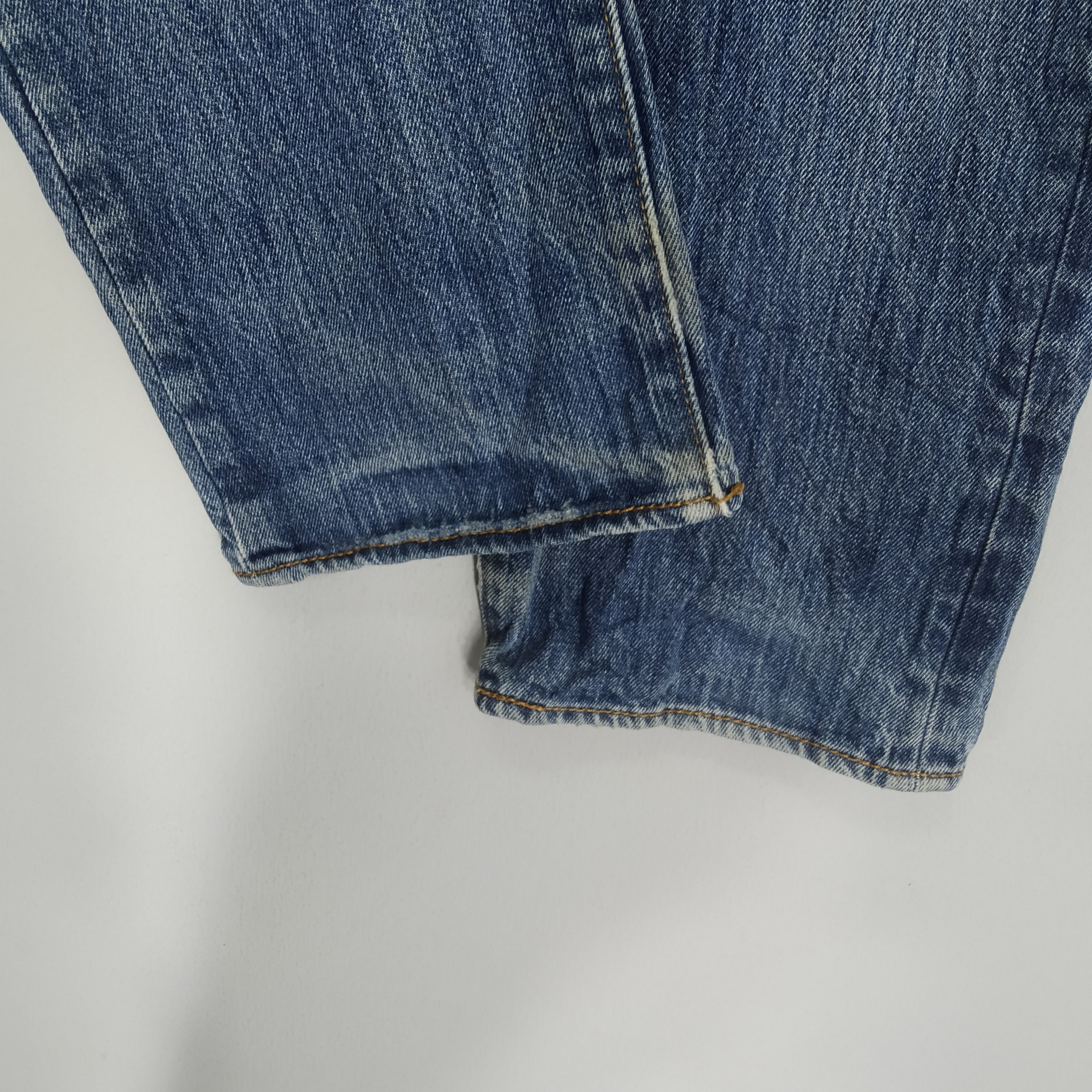 Jean Size 37 Vintage Levi's 501 Stonewash Blue Ripped Denim Jeans Size US 37 - 7 Thumbnail