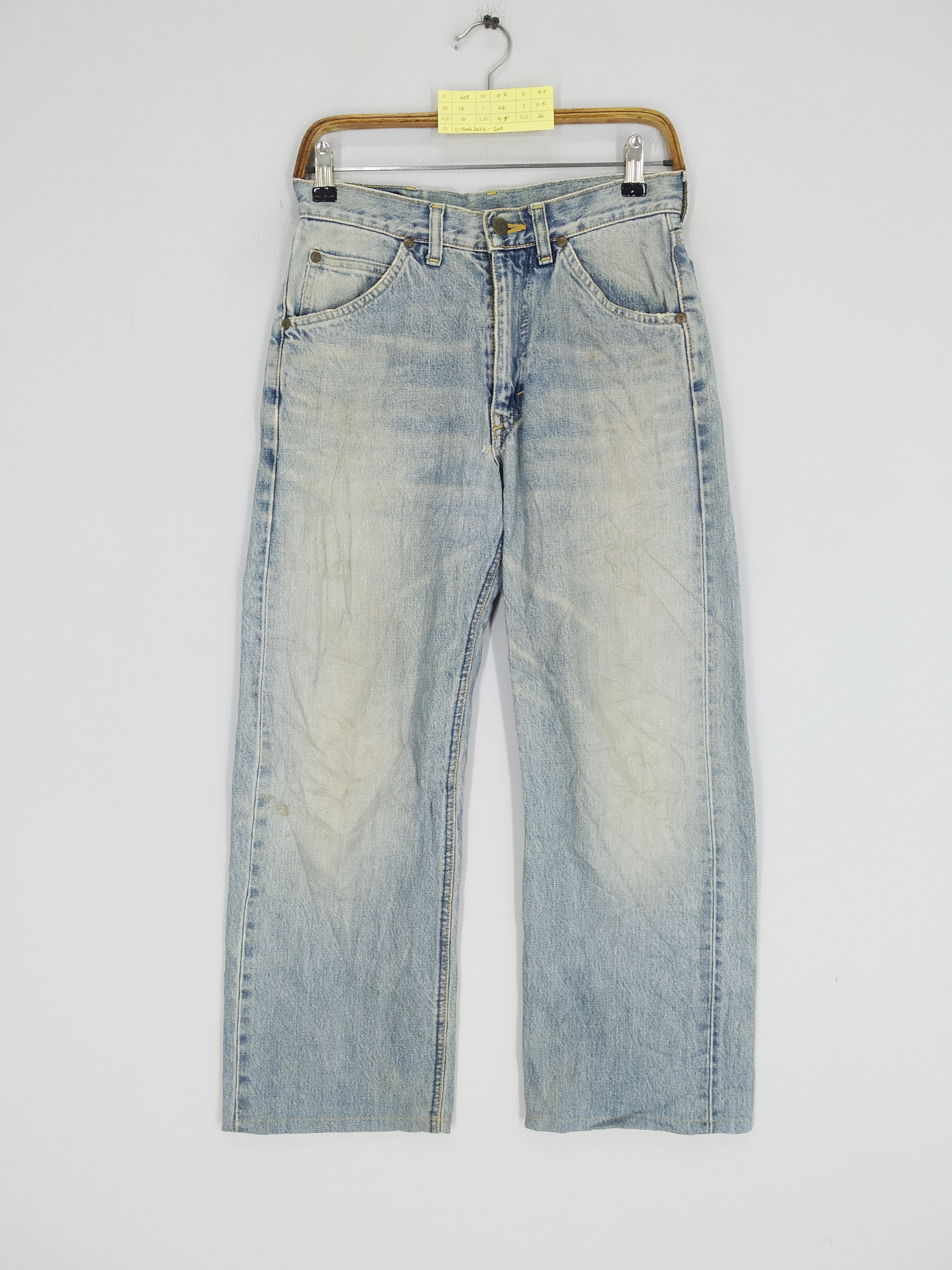 Jean × Lee × Vintage Size 30 Vintage Lee Riders Jeans Stonewash Blue Denim Jeans Size US 30 / EU 46 - 1 Thumbnail