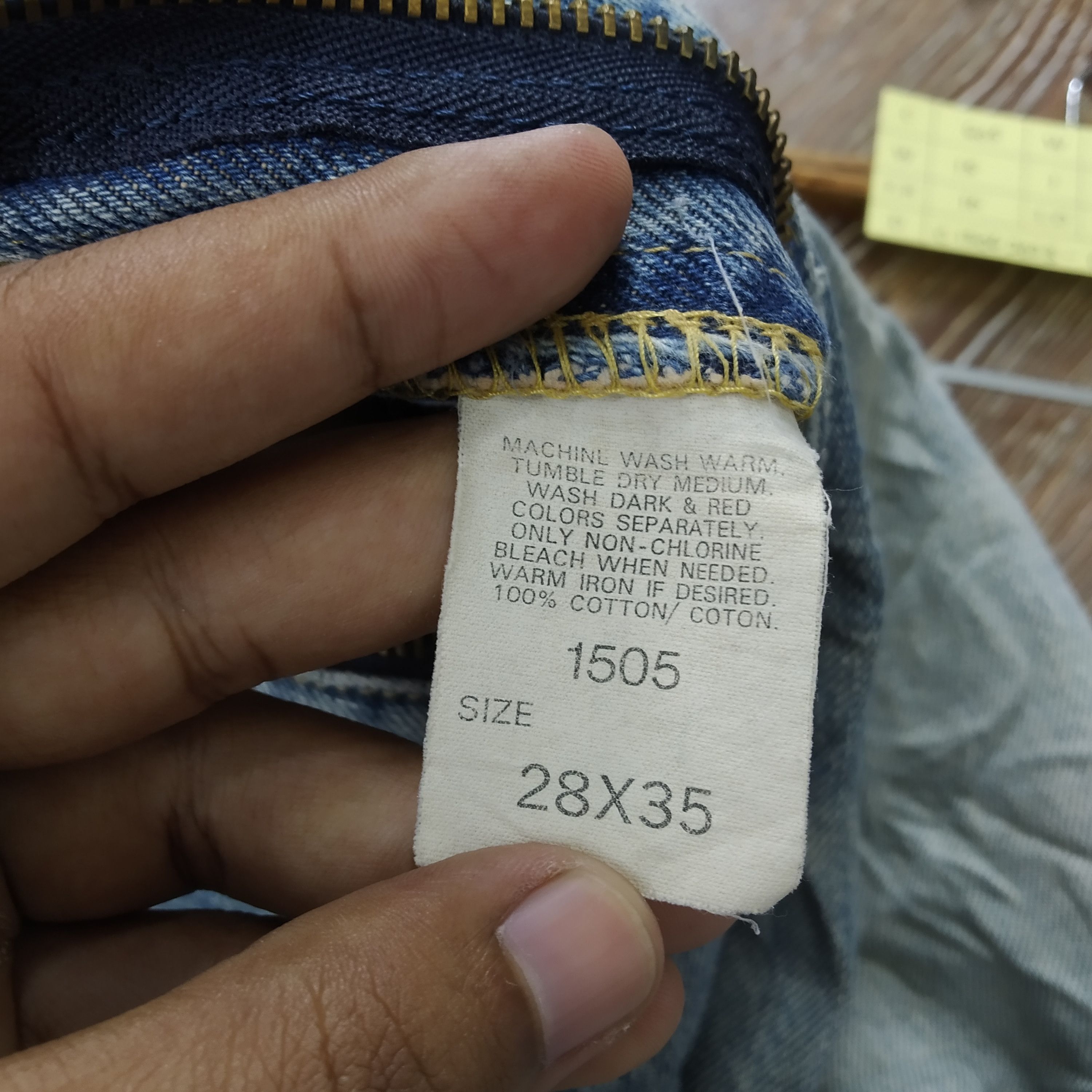 Jean × Lee × Vintage Size 30 Vintage Lee Riders Jeans Stonewash Blue Denim Jeans Size US 30 / EU 46 - 10 Thumbnail