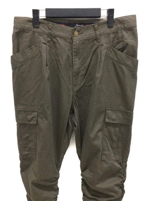 Japanese Brand DOMINATE HANDCRAFTED Twisted Leg Trousers Cargo Pant Size US 34 / EU 50 - 2 Thumbnail